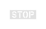 98” STOP, YIELD & SLOW | Marking Stencil