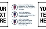 Aluminum Custom Signs | Size Options