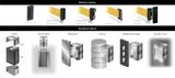 10'L Retractable Double Belt Barrier | Wall Mounted