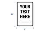 Custom Directional Signs | Size Options