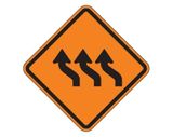 reverse-curve-left-(rus)-roll-up-sign-orange-traffic-sign-prod-front-part-ss-p-2