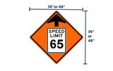 Speed Limit Roll-Up Sign | MUTCD W3-5