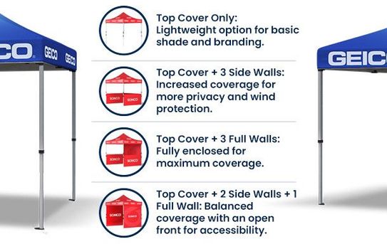 Custom Aluminum Event Tent | Multiple Sizes