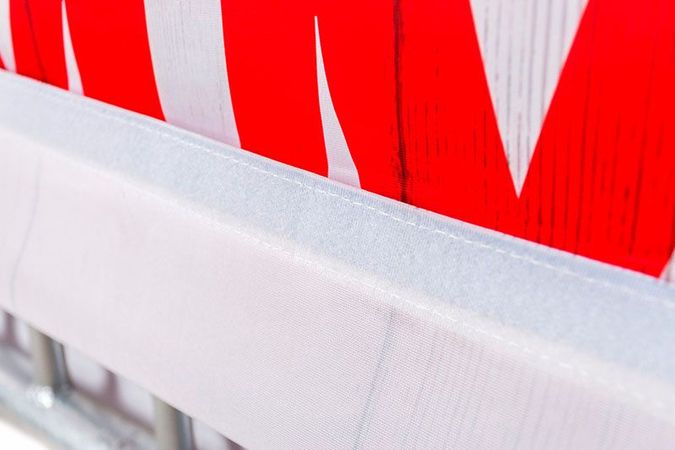 Block 94 Polyester Barricade Cover | Custom Fit