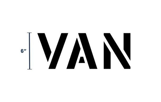 VAN ACCESSIBLE | Marking Stencil