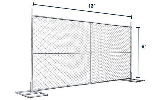 6' x 12' Chain-Link Temporary Fence | Versa | Truckload