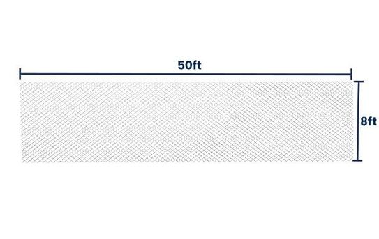 8ft x 50ft Chain-Link Fabric