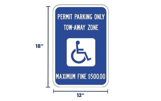 Permit Parking Only Sign | Custom Options