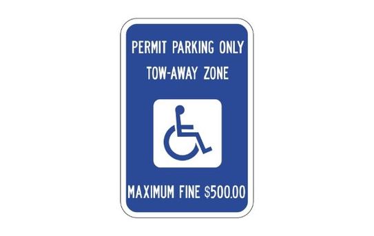 Permit Parking Only Sign | Custom Options