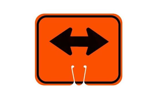 Cone Signs | Double-Sided