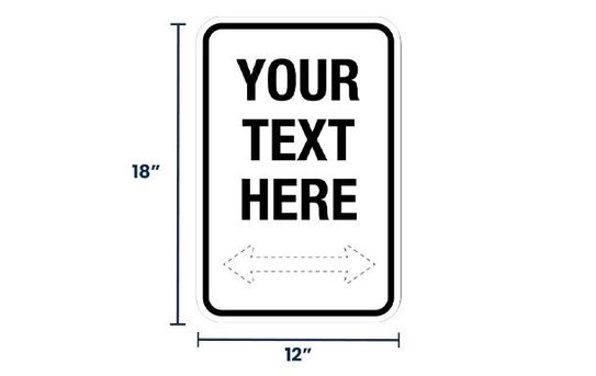 Custom Directional Signs | Size Options