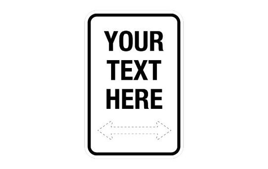 Custom Directional Signs | Size Options