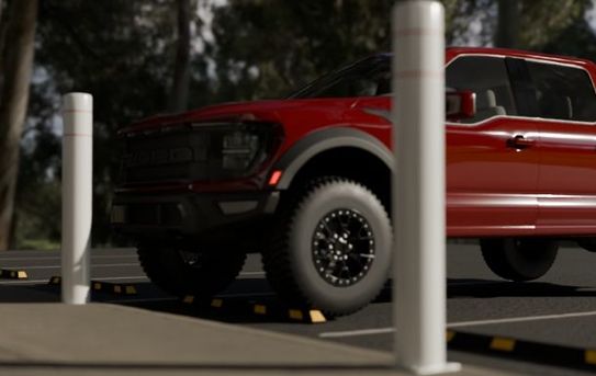 7" x 52” Bollard Cover | Reflective Stripes Options & Flat Top 