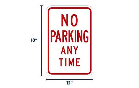 No Parking Anytime Sign | R7-1