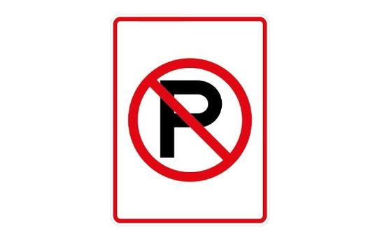 No Parking Symbol Sign | Size Options