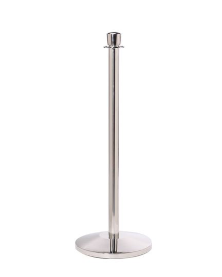 Stanchion Bundle - (12) Crown Top Dome Base Posts with (4) 6’L Velour Ropes