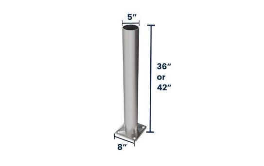 Fixed Bollard Posts | Concrete Fillable