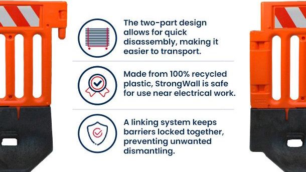 StrongWall Plastic Construction Barrier