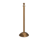 Stanchion Bundle - (6) Ball Top Dome Base Posts with (4) 6’L Velour Ropes