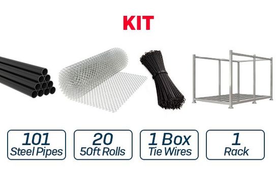 Post-Driven Fence Rack Bundle