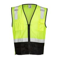 Black Bottom Mesh Safety Vest